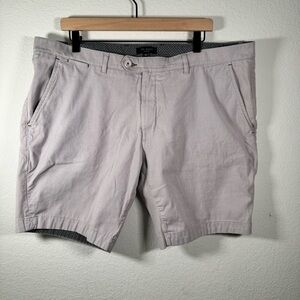 Ted Baker Men's Shorts Size 40R Cotton Flat Front Chino Shorts‎